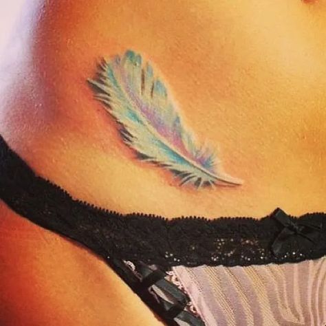 The Benefits and Disadvantages of Using White Ink Tattoos - HubPages White Feather Tattoos, Tattoos Feather, Heart Outline Tattoo, Placement Tattoo, Pastel Tattoo, Tattoo Feather, Hip Tattoo Designs, White Tattoos, Sweet Tattoos