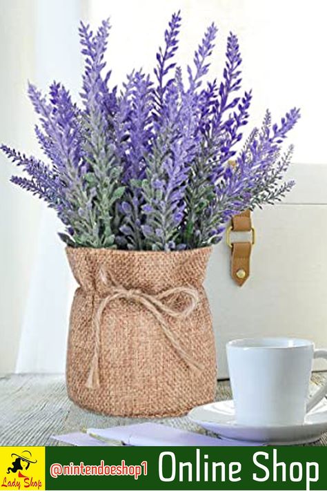 #HomeAccessories #amazonshoppingonline #onlineshopping #onlineshop #buyonline #onlinestore #amazon #amazonstore #cheapstore #shoppingfromhome Lavender Potted Plant, Potted Lavender, Diy Floral Decor, Office Patio, Artificial Plants Indoor, Fake Plants Decor, Potted Flowers, Table Office, Lavender Plant