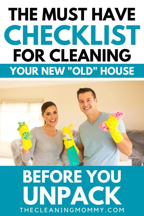 Moving In Cleaning Checklist, Move In Checklist New Home, New House Cleaning Checklist, House Checklist Moving, Move In Cleaning Checklist, Moving Cleaning Checklist, Move Out Cleaning Checklist, Moving Checklist Printable, Checklist New Home