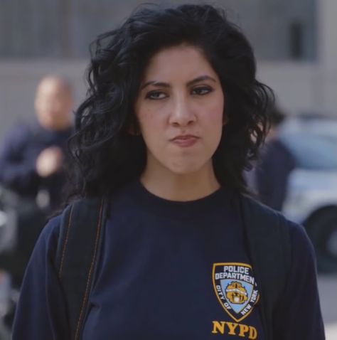 Nypd Sweatshirt, Rosa B99, Cbp Officer, Iconic Female Characters, Rosa Diaz, Stephanie Beatriz, Female Role Models, Terry Crews, Brooklyn 99