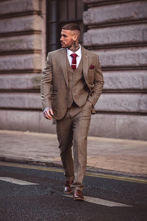 Terracota Groomsmen Attire, Brown Tweed Suit, Tweed Wedding, Tweed Wedding Suits, Tweed Waistcoat, Tweed Trousers, Tweed Suit, Wedding Suits Groom, Groomsmen Suits