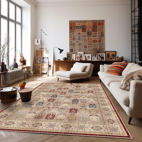 #hand #knotted #moroccan #rug #for #living #room - #vintage #turkish #rug - #oriental #area #rug - #washable #entryway #rug - #homedesign #decor - #new #homedecor #gift #etsy #etsyseller #etsyshop #etsyhandmade Morocco Rugs Living Rooms, Persian Interior Design Living Rooms, Modern And Vintage Decor Living Room, Indian Style Living Room, Moroccan Style Living Room, Modern Moroccan Decor, Modern And Vintage Decor, Moroccan Rug Living Room, Turkish Rug Living Room