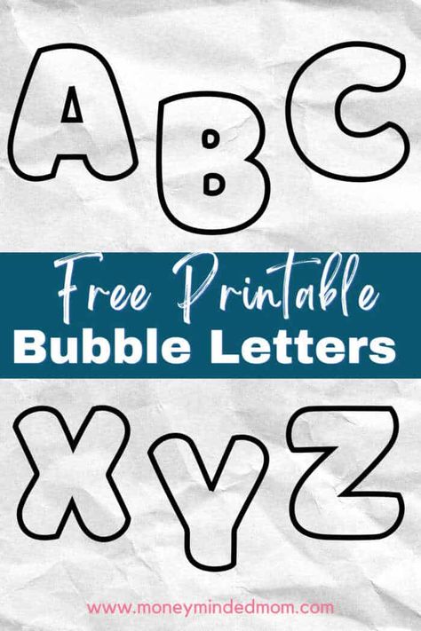 Word Wall Alphabet Letters Free Printable, Baby Fonts Alphabet, Bubble Letter Template, Fabric Alphabet Letters Pattern Free, Applique Fonts Free Letter Templates, How To Make Bubble Letters, Bulletin Board Fonts Printable Letters, Bubble Letter Templates Free Printable, Abc Templates Printable Alphabet Letters