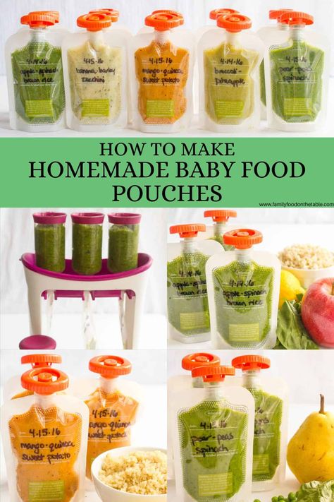 Peach Baby Food, Baby Food Ideas, Easy Homemade Baby Food, Baby Food Combinations, Baby Food Pouches, Making Baby Food, Diy Baby Food, Easy Baby Food Recipes, Baby Food Pouch Recipes