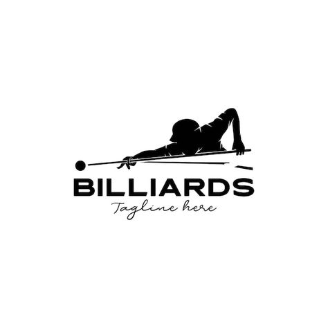 Billiard Logo Design, Billiard Illustration, Billiard Design, Pool Halls, College Stuff, Pool Games, Billiards Pool, Cafe Logo, Design And Illustration