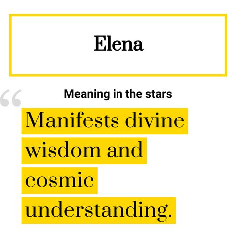 Meaning of the name Elena With Meaning, Names With Meaning, Meant To Be, Quick Saves