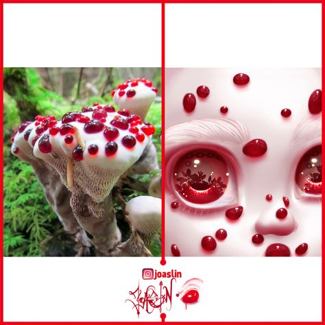 ArtStation - ❣️Bleeding Tooth Fungus❣️ Devils Tooth Mushroom, Photoshop Drawing, Mushroom Pictures, Mushroom Art, Art Prompts, Sketch Art, Drawing Sketch, Retro Art, Deck Of Cards