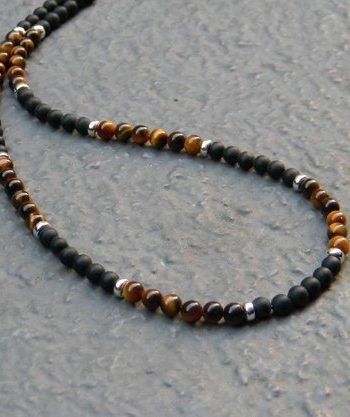 Handmade Necklace For Men, Mens Necklace Diy, Mens Bead Necklace Ideas, Mens Beaded Jewelry, Men Beaded Necklace Ideas, Beaded Mens Necklace, Mens Necklace Beads, Men Necklace Beads, Necklaces Men