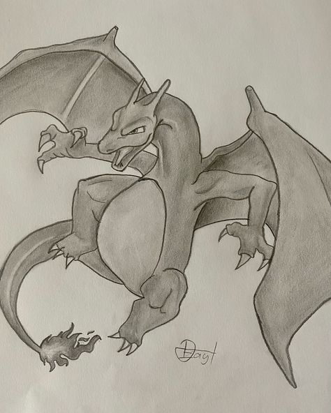 ⭐️Charizard 🔥🐉 For me this Pokémon is on the same level as Pikachu in terms how many people know them ✨ From the other hand. I know that I’m not being active here again😅 I don’t have any excuses but I hope I can be active like at my best time few months/weeks ago😉 Reference used✅ . . . . . . . . . . . . . . _____________________________________________ #sketch #art #artist #animeart #manga #mangaartist #drawinganime #fanart #drawingart #mangadrawing #イラス#animedrawing #animesketch #illustr... Pokemon Sketches Pencil, Charizard Sketch, Sketch Pikachu, Pokemon Drawings Sketches, Charizard Drawing, Pikachu Sketch, Hard Drawings, Pokémon Fanart, Sketch Images