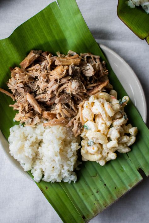 instant pot kalua pork with hawaiian mac salad - SO MUCH FOOD Instant Pot Kalua Pork, Kahlua Pork, Hawaiian Mac Salad, Hawaii Recipes, Hawaiian Macaroni Salad, So Much Food, Kalua Pork, Hawaiian Dishes, Mac Salad