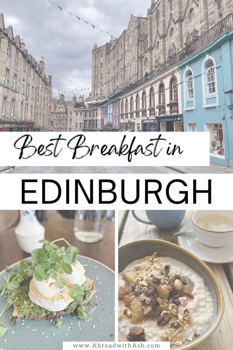 Brunch Edinburgh, Healthy Acai Bowl, Scottish Porridge, Full Scottish Breakfast, Avocado Toasts, Scottish Breakfast, Edinburgh Travel, Breakfast Cafe, Travel Foodie