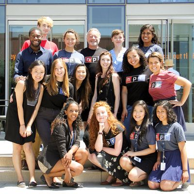 NPR's interns chilling with CEO Jarl Mohn on a hot day. Job Career, Hot Day, Hot Days, Career Advice, Academic Dress, Bridesmaid Dresses, Wedding Dress