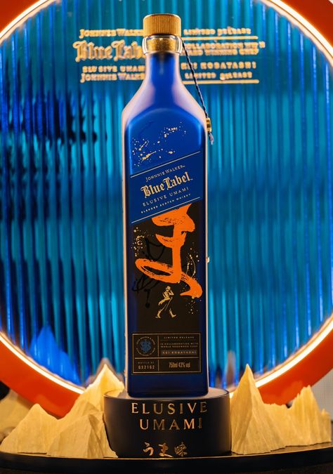 Johnnie Walker Blue Label Unveils Elusive Umami in India, Pioneering Blend Capturing the Fifth Taste https://luxurylifestyle.com/headlines/johnnie-walker-blue-label-unveils-elusive-umami-in-india-pioneering-blend-capturing-the-fifth-taste.html #scotch #whisky #cognac #spirits Johnnie Walker Blue Label, Wine Vine, Johnny Walker Blue Label, Johnnie Walker Blue, Johnnie Walker, Luxury Pet, Blue Label, Flavor Profiles, New Flavour