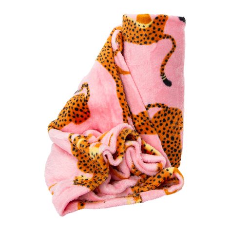 Cheetah Blanket, 5 Below, Cheap Room Decor, Pink Blanket, Five Below, Trendy Bedroom, Cheetahs, Decorative Blankets, Print Blanket