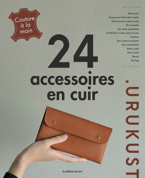 Zipper Wallet Diy, Creative Books, Sewing Book, Leather Bags Handmade, Zipper Wallet, Leather Diy, Handmade Bags, Leather Accessories, Leather Working