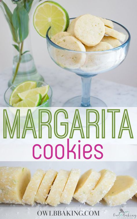 Summer Cookie Recipes Easy, Margarita Desserts, Margarita Dessert Recipes, Margarita Dessert, Tastemade Dessert, Margarita Cookies, Mayo Cookies, Baking Hack, Vday Treats