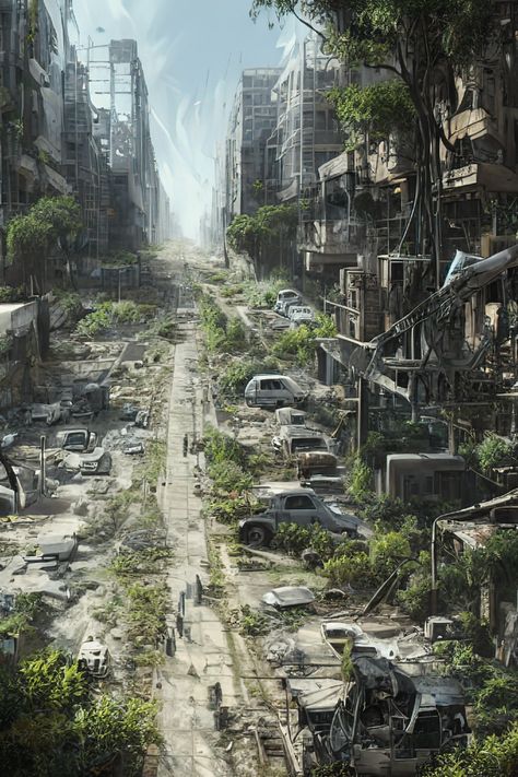 Apocalypse Landscape, Post Apocalyptic City, Dystopian Art, Apocalypse Aesthetic, Apocalypse World, Post Apocalyptic Art, Apocalypse Art, The Torch, Post Apocalypse