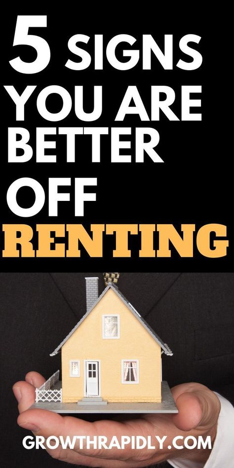 Signs that you should rent and not buy a house. rent vs buy home, renting vs buying, mortgage calculator, how much house can i afford. #loan #mortgage #propertyfinance #mortgagehacks #buyingahouse #renting Renting Vs Buying Home, Buying Vs Renting, Rent Vs Buy, Buying First Home, Rental Property Investment, Finance Lessons, Mortgage Process, Mortgage Loan, Investing Tips