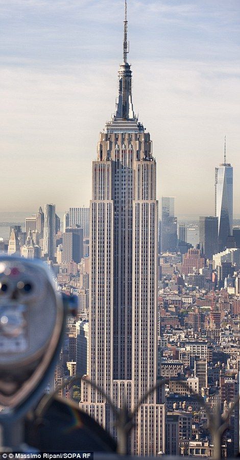 Contrast: At 1,396 feet, 432 Park Avenue (left), in midtown Manhattan, towers over the Empire State Building (right), which is 1,250 feet Empire State Building Art, Famous Structures, 432 Park Avenue, New York Architecture, The Empire State Building, Skyscraper Architecture, Art Deco Buildings, Midtown Manhattan, New York City Travel