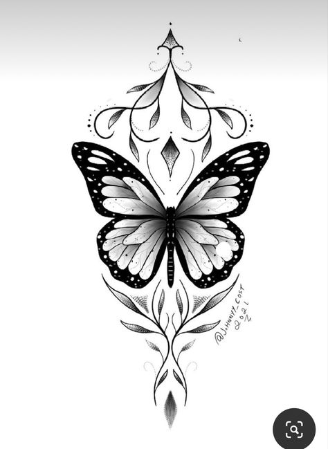 Tattoo Design Ideas Sketches, Butterfly Dreamcatcher Tattoo, Woman Butterfly Tattoo, Butterfly Woman Tattoo, Mandala Butterfly Tattoo, Butterfly Tattoos Design, Butterfly Tattoo Sketch, Cool Butterfly Tattoos, Butterfly Tattoo Designs For Women