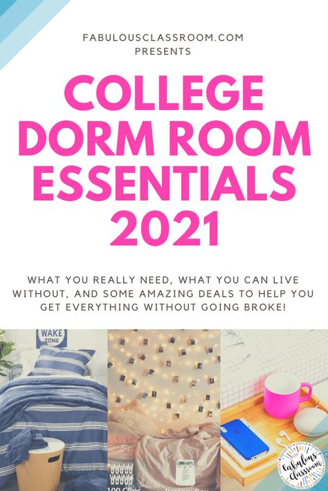 Whether it's your first time going to college or you're headed back to university as a senior, this college packing list will be a lifesaver! Everything you need for your dorm room or apartment to make life organized and comfortable. Even better, fabulous deals to make back to school a lot easier! Head on over to see for yourself now! Dorm Room Essentials List, College Necessities, Back To University, Dorm Desk, Freshman Dorm, College Resources, College Dorm Room Essentials, College Packing, College Freshman