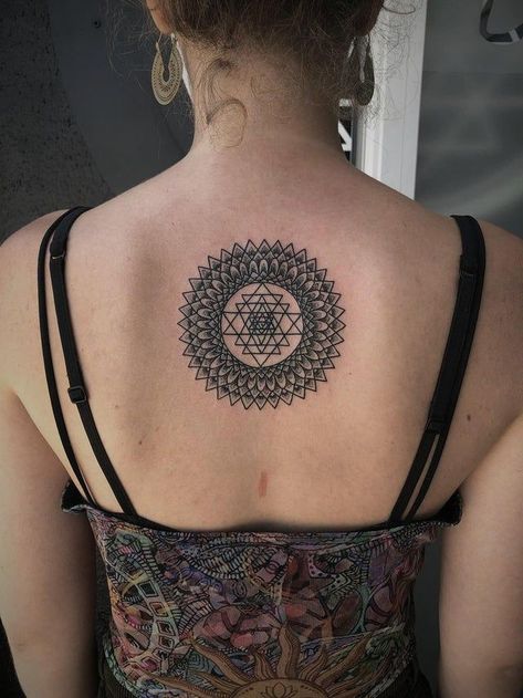 215+ Spirited Chakra Tattoo Designs and Ideas (2023) - TattoosBoyGirl Sri Yantra Tattoo, Yantra Tattoo, Herren Hand Tattoos, Chakra Tattoo, Tato Minimal, Unalome Tattoo, Shiva Tattoo Design, Sacred Geometry Tattoo, Geometry Tattoo