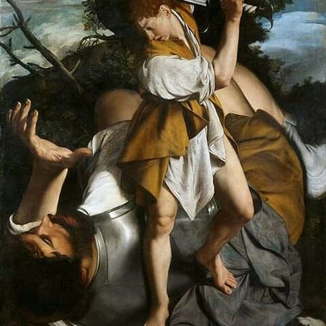 Orazio Gentileschi, National Gallery Of Ireland, Artemisia Gentileschi, Baroque Painting, David And Goliath, Baroque Art, Biblical Art, Saint John, National Gallery