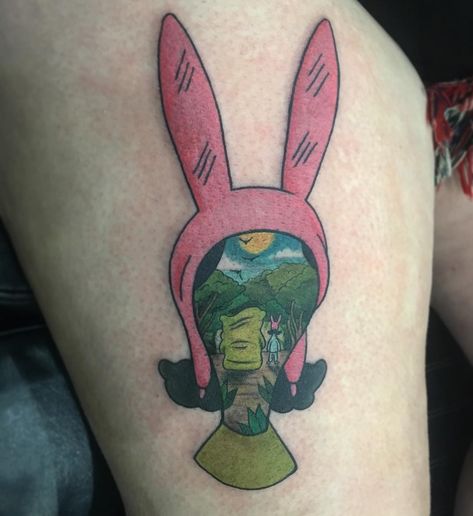 Becci Boo on Instagram: “Can not explain my love for Louise !! You can expect a lot more bobs burgers drawings this year ❤️ #louisebelcher #bobbelcher #bobsburgers…” Bobs Burgers Tattoo Louise, Bobs Burgers Tattoo, Burger Drawing, Random Products, Sick Tattoo, Couple Tattoo, Bob's Burgers, Bobs Burgers, Couple Tattoos