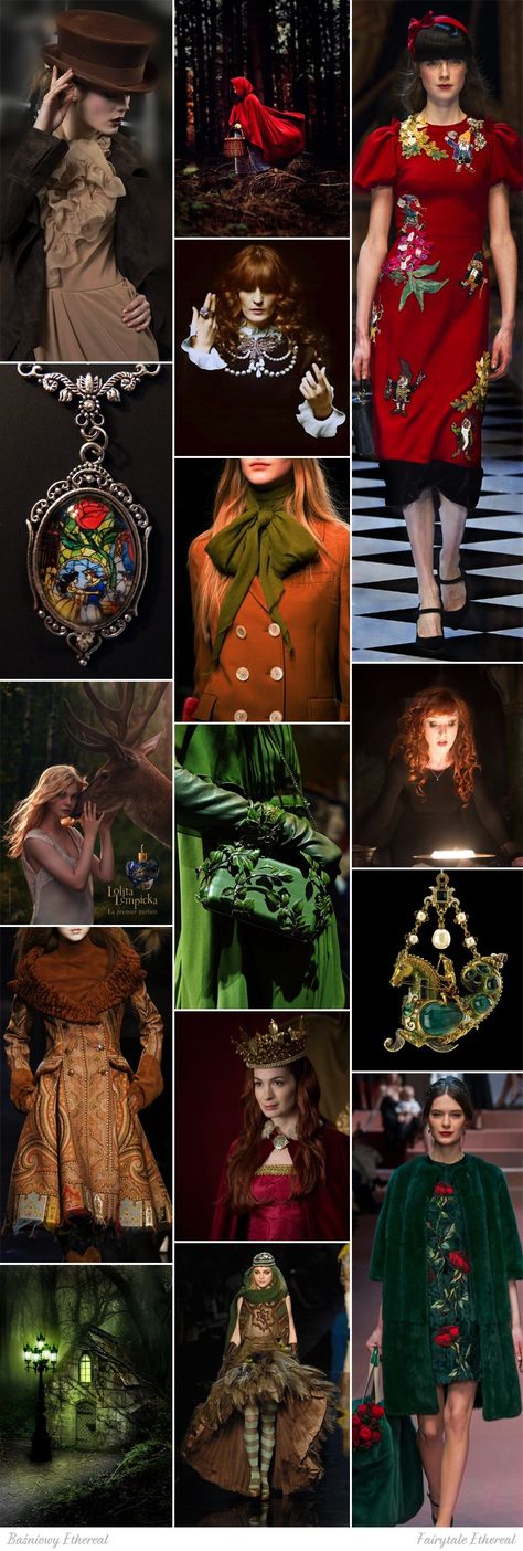 Ethereal Moodboard, Fairytale Ethereal, Beauty Types, Female Tie, Autumn Deep, Functional Wardrobe, Gamine Style, Soft Gamine, Deep Autumn