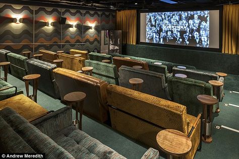 Selfridges department store opens world's first in-store cinema Home Cinema Room Ideas, Luxury Home Cinema Room, Home Cinema Design, Pop Up Cinema, Home Theater Room Design, Theater Room Design, Cinema Design, Home Cinema Room, Cinema Theatre