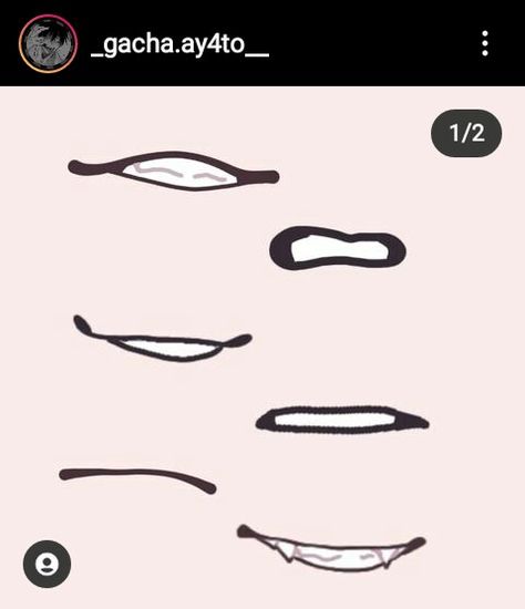 Gacha Life Mouths Edits, Gacha Mouth Props, Gacha Club Mouth Edit, Nervous Mouth Drawing, Gacha Mouth Reference, Gacha Club Mouth Ideas, Gacha Mouth Base Smile, Gacha Mouth Drawing, Gacha Life Mouth Edit