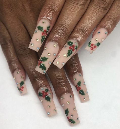 Merry Christmas Nails, Mistletoe Christmas, Minimal Nails Art, Simple Gel Nails, Minimal Nails, Nails On Fleek, Swag Nails, Toe Nails, Christmas Nails