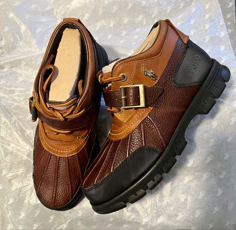 Brown Boots Men, Polo Boots, Air Shoes, Nike Air Shoes, Favorite Boots, Yellow And Brown, Brown Boots, Boots Men, Polo Ralph