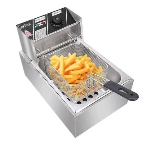 Commercial Deep Fryer, Cooking French Fries, Fryer Machine, Deep Fat Fryer, Electric Fryer, Electric Deep Fryer, Deep Fryers, Deep Fried Food, Deep Fryer