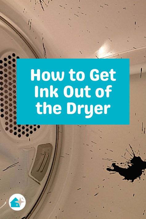 Worried about getting ink stains out of the dryer? Don't be intimidated by those pen ink stains. Here are tried and tested methods to get rid of them. Ink Out Of Clothes, Ink Stain Removal, Homemade Cleaning Supplies, Cleaning Supplies Organization, Pen Stain, Clean Romance, Organic Cleaning Products, Ink Stains, What To Use