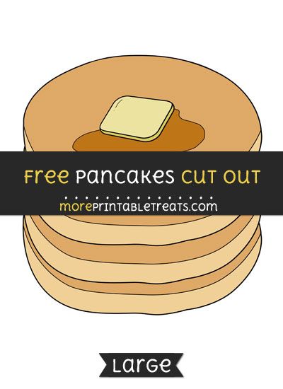 Free Pancakes Cut Out - Large size printable Pancake Printable Free, Pancake Craft Preschool, Pancake Games, Pancake Day Crafts, Preschool Birds, Pancake Images, Nanny Activities, Cooking Clipart, Pancake Party