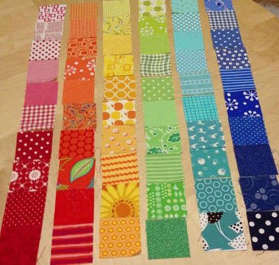 Strip Quilt Patterns, Rainbow Quilts, Crumb Quilt, Strip Quilt, Scrappy Quilt Patterns, Quilt Square Patterns, Bonnie Hunter, Rainbow Quilt, Scrap Quilt Patterns