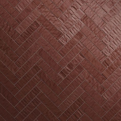 Rework Eggplant 3x12 Matte Porcelain Tile | Tilebar.com Texture Reference, Brown Tile, Affordable Tile, Matte Porcelain Tile, Tile Samples, Subway Tile, Red Dots, Porcelain Tile, Burgundy Red