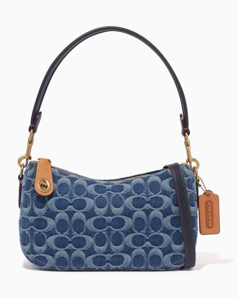 Aesthetic Shoulder Bag, Dream Bags, Amazon Clothes, Denim Shoulder Bags, Girly Bags, Jeans Bag, Pretty Bags, Mood Board Fashion, Denim Bag