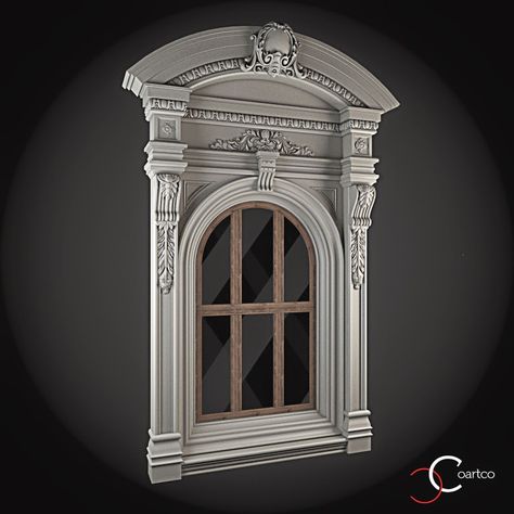 Kit WIN-053 – Profile Decorative Interior Render, Classic Facade, Contemporary Entryway, Contemporary Stairs, Contemporary Staircase, Contemporary Villa, Neoclassical Architecture, Contemporary Exterior, Contemporary Fireplace