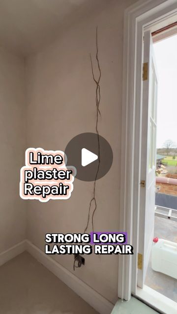 John Bugden | A little run through of my repair on this lime plaster wall. Many of the walls at this property have been skimmed with lime plaster to en... | Instagram Lime Plaster Walls Interiors, Lime Plaster Walls, Repairing Plaster Walls, Plaster Walls Diy, Lime Plaster, Run Through, Plaster Walls, Interiors Design, Diy Wall