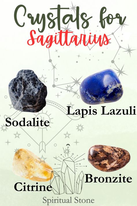 Crystals For Sagittarius, Brings Joy, Lapis Lazuli, Citrine, Communication, Spirituality, Crystals, Nature