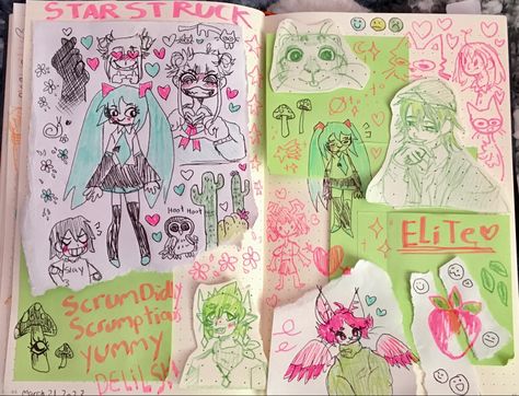 Oc Sketchbook Spread, Character Sketchbook Spread, Character Page Sketchbook, Sketchbook Spread Inspiration, Character Spread, Sketchbook Spread Ideas, Sketch Book Spreads, Chunky Sketchbook, Sketchbook Spreads