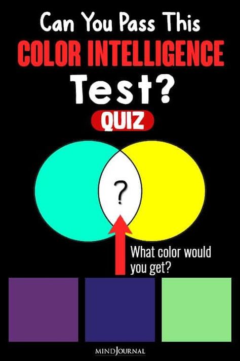 How good is your color instincts? Are you practical and sensible? Or intuitive and imaginative? Find out with this color intelligence test! #colorintelligencetest #mindgame #quiz #imagination Intuition Test, Intelligence Quizzes, Psychology Test, Personality Test Psychology, Geography Quizzes, Science Trivia, Movie Quizzes, Brain Test, Intelligence Test