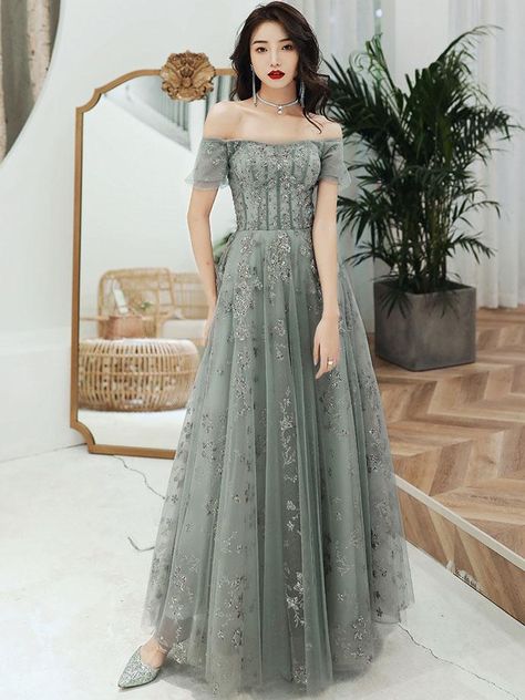 Gray quinceanera dresses