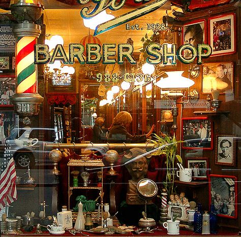 York Barber Shop — 981 Lexington Avenue in Times Square, Barbershop Store Fronts, Old School Barber Shop, Dan Barber, Barbershop Ideas, Barber Shop Interior, Barbershop Design, Barber Shop Decor, Vintage Barber, Shop Windows