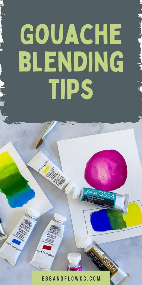 Simple Art Tutorials, Easy Art Tutorials, Sketchbook Easy, Paint With Gouache, Gouache Painting Techniques, Art Ideas Sketches, Art Tutorials For Beginners, Painting With Gouache, Lettering Journal