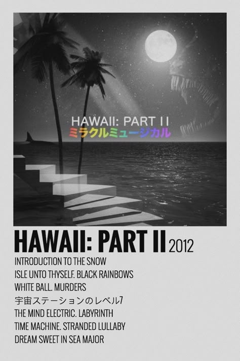 Miracle Musical Miracle Musical Poster, Mirical Musical, Hawaii Part Ii Miracle Musical, Miracle Musical Aesthetic, Miracle Musical Wallpaper, Tally Hall Poster, Hawaii Part Ii, Musical Lyrics, Musical Wallpaper