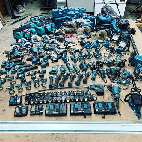 Makita Tool Storage, Makita Tool, Electrician Work, Erik The Red, Makita Power Tools, Apocalypse Survival Gear, Box Organization, Cool Welding Projects, Makita Tools