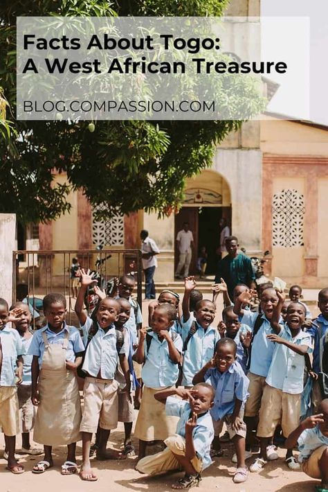 Facts About Togo: A West African Treasure | Compassion International Blog Sacred Heart Cathedral, Compassion International, West African Countries, German Architecture, Water Storage Tanks, African Countries, Blow Your Mind, Soccer Team, Interesting Facts